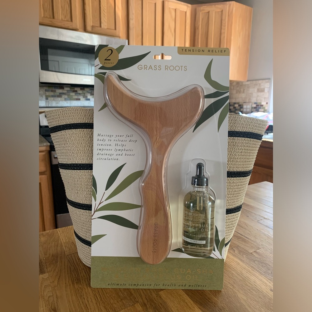 Tension relief : wooden Body + eucalyptus oil